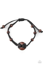 Load image into Gallery viewer, Paparazzi The Road KNOT Taken - Black- Sliding Knot Bracelet - $5 Jewelry with Ashley Swint