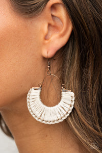 PRE-ORDER - Paparazzi Threadbare Beauty - Copper - Earrings - $5 Jewelry with Ashley Swint