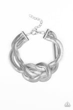 Load image into Gallery viewer, Paparazzi To The Max - Silver - Two Thick Herringbone Chains - Bracelet - $5 Jewelry with Ashley Swint