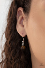 Load image into Gallery viewer, PRE-ORDER - Paparazzi Tranquil Talisman - Brown Tiger&#39;s Eye Stone - Necklace &amp; Earrings - $5 Jewelry with Ashley Swint