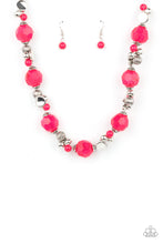 Load image into Gallery viewer, PRE-ORDER - Paparazzi Vidi Vici VACATION - Pink - Necklace &amp; Earrings - $5 Jewelry with Ashley Swint