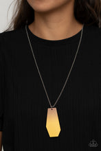 Load image into Gallery viewer, Paparazzi Watercolor Skies - Yellow - Necklace &amp; Earrings - $5 Jewelry with Ashley Swint