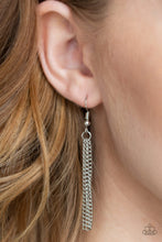 Load image into Gallery viewer, Paparazzi Way To Make An Entrance - White Rhinestone Gem Necklace - Life of the Party Exclusive July 2019 - $5 Jewelry With Ashley Swint