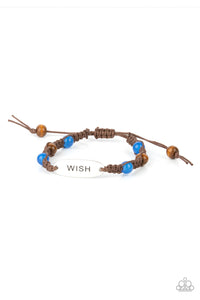 PAPARAZZI WISH This Way - Blue - $5 Jewelry with Ashley Swint