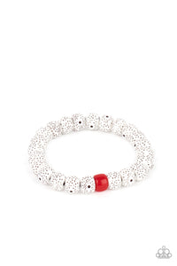PRE-ORDER - Paparazzi ZEN Second Rule - Red - Bracelet - $5 Jewelry with Ashley Swint