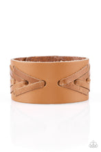 Load image into Gallery viewer, Paparazzi Cowboy Country - Brown - Leather Laces - Urban Bracelet - $5 Jewelry With Ashley Swint
