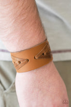 Load image into Gallery viewer, Paparazzi Cowboy Country - Brown - Leather Laces - Urban Bracelet - $5 Jewelry With Ashley Swint