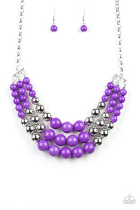 Paparazzi Dream Pop - Purple - Necklace - Life of the Party Exclusive April 2019 - $5 Jewelry With Ashley Swint