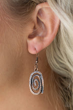 Load image into Gallery viewer, Paparazzi My Cave Is Your Cave - Copper - Hammered Shimmery Detailed - Necklace &amp; Earrings - $5 Jewelry With Ashley Swint