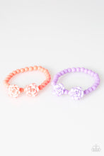 Load image into Gallery viewer, Paparazzi Starlet Shimmer Girls Bracelets - 10 - Solid with Rose - Orange, Purple, Blue - $5 Jewelry With Ashley Swint