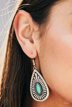 Load image into Gallery viewer, Wild Wilderness - Green Earrings - Paparazzi Accessories