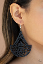 Load image into Gallery viewer, Paparazzi - Tiki Sunrise - Black - Earrings