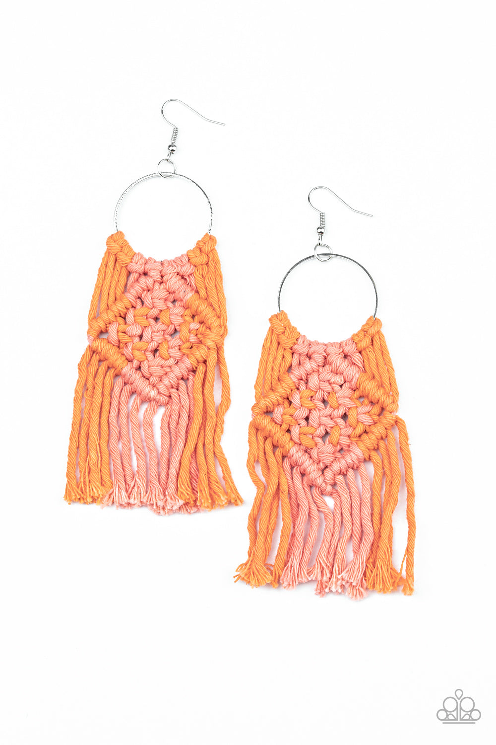 PAPARAZZI Macrame Rainbow - Orange - $5 Jewelry with Ashley Swint