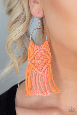 PAPARAZZI Macrame Rainbow - Orange - $5 Jewelry with Ashley Swint