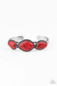 PAPARAZZI Stone Solace - Red - $5 Jewelry with Ashley Swint