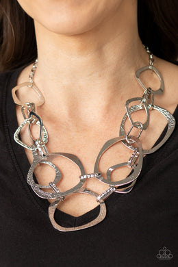 PAPARAZZI Salvage Yard - Silver Life of The Party Item - $5 Jewelry with Ashley Swint