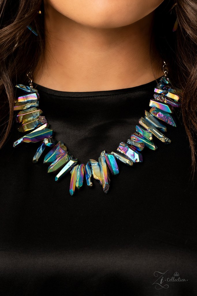 Paparazzi CHARISMATIC - Necklace & Earrings - Zi Collection 2020