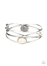 Load image into Gallery viewer, Paparazzi Desert Lagoon - White Stone - Bracelet - $5 Jewelry with Ashley Swint
