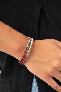 Paparazzi Spiral Dive - Multi - Infinity Wire Wrap Coil Bracelet - $5 Jewelry with Ashley Swint