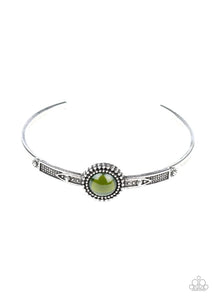 Paparazzi PIECE of Mind - Green - Bracelet