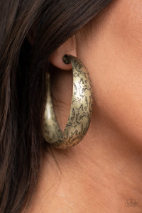 PRE-ORDER - Paparazzi Sahara Sandstorm - Brass - Earrings - $5 Jewelry with Ashley Swint