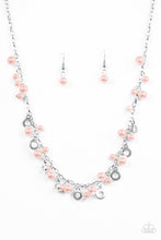 Load image into Gallery viewer, Paparazzi Elegant Ensemble - Pink Pearls - Silver Necklace &amp; Earrings - $5 Jewelry With Ashley Swint