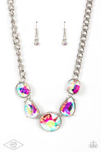 Load image into Gallery viewer, Paparazzi All The Worlds My Stage - Multi - Iridescent Necklace &amp; Earrings - Black Diamond Exclusive!