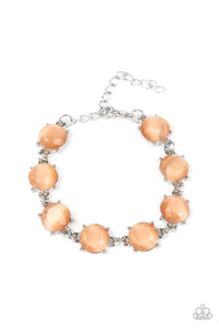 Paparazzi Bracelet - Ms. GLOW-It-All - Orange - Bracelet