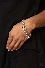 Load image into Gallery viewer, Paparazzi After Hours - Brown  - Golden Topaz Gems - Bracelet - $5 Jewelry with Ashley Swint