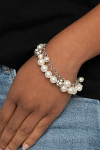 Load image into Gallery viewer, Paparazzi - The GRANDEUR Tour - White - Bracelet