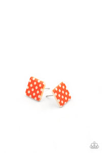 Paparazzi Starlet Shimmer Post Earrings - 10 - White Polka Dots! - $5 Jewelry with Ashley Swint