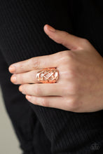 Load image into Gallery viewer, PRE-ORDER - Paparazzi Open Fire - Copper - Ring - $5 Jewelry with Ashley Swint