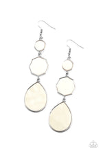Load image into Gallery viewer, Paparazzi - Progressively Posh - White - Earrings