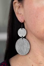 Load image into Gallery viewer, PRE-ORDER - Paparazzi Status CYMBAL - Black - Earrings - $5 Jewelry with Ashley Swint