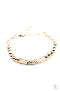 Paparazzi Mom Squad - Gold - Bracelet