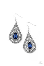Load image into Gallery viewer, Paparazzi Metro Masquerade - Blue - Earring