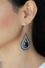 Load image into Gallery viewer, Paparazzi Metro Masquerade - Blue - Earring