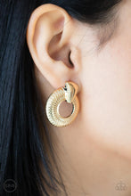 Load image into Gallery viewer, Paparazzi Industrial Innovator - Gold Earrings