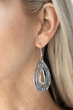 Load image into Gallery viewer, Paparazzi Plains Pathfinder - Silver - Earrings