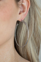 Load image into Gallery viewer, Paparazzi Candescent Curves - Silver - Earrings - $5 Jewelry with Ashley Swint