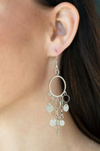 Load image into Gallery viewer, Paparazzi Cyber Chime - Silver - Earrings
