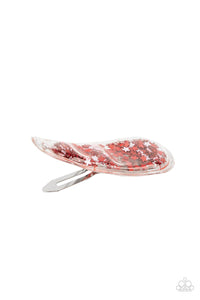 PRE-ORDER - Paparazzi Oh, My Stars and Stripes - Red - Hair Clip - $5 Jewelry with Ashley Swint