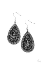 Load image into Gallery viewer, Paparazzi Interstellar Idol - Black Earrings