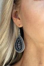 Load image into Gallery viewer, Paparazzi Interstellar Idol - Black Earrings