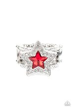 Load image into Gallery viewer, Paparazzi One Nation Under Sparkle - Red -Ring