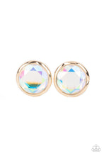 Load image into Gallery viewer, Paparazzi Double-Take Twinkle - Gold - IRIDESCENT Earrings - $5 Jewelry with Ashley Swint