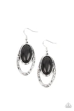 Load image into Gallery viewer, Paparazzi Pasture Paradise - Black Earrings