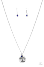Load image into Gallery viewer, Paparazzi Star-Spangled Sass - Blue - Necklace &amp; Earrings