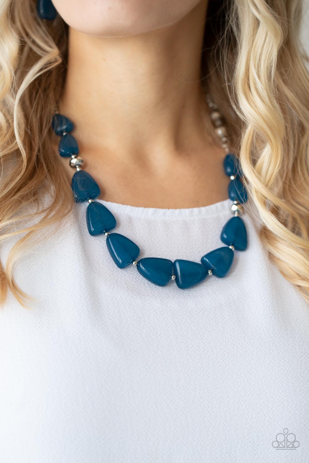 Paparazzi Tenaciously Tangy - Blue  - Necklace & Earrings