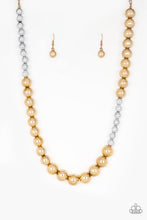Load image into Gallery viewer, Paparazzi Power To The People - Gold - Necklace and matching Earrings - $5 Jewelry With Ashley Swint